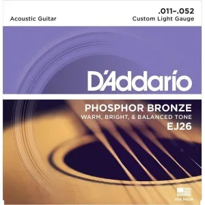 DADDARIO EJ26 JUEGO ACUSTICA 11 52 PHOSPHOR