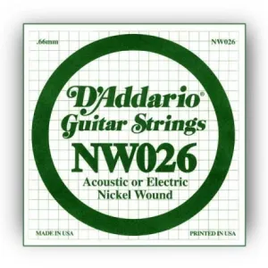 DADDARIO NW026 CUERDA ELECTRICA 026