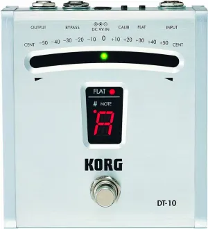 KORG DT-10 AFINADOR TIPO PEDAL KORG DT-10 AFINADOR TIPO PEDAL