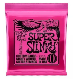 ERNIE BALL 2223 JUEGO ELECTRICA SUPER SLINKY 9-42