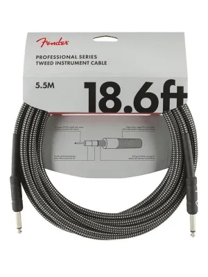 FENDER CABLE PROFESSIONAL SERIES TWEED GRIS 5,5M